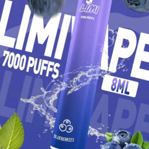 LIMI 7000 拋棄式電子煙 3.5% 尼古丁鹽強勁擊喉 冰感水果系列清涼入喉 吸氣發光 LED燈條 650mAh可充電 台灣現貨秒發