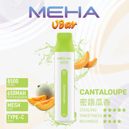 魅嗨小白條 MEHA VBar 8500口拋棄式 冰爽水果系列清涼入喉 3% 丁鹽黃金配方 650mAh 大電量可充電設計 冰爽水果系列清爽入喉 台灣現貨:圖片 14