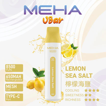魅嗨小白條 MEHA VBar 8500口拋棄式 冰爽水果系列清涼入喉 3% 丁鹽黃金配方 650mAh 大電量可充電設計 冰爽水果系列清爽入喉 台灣現貨:圖片 5